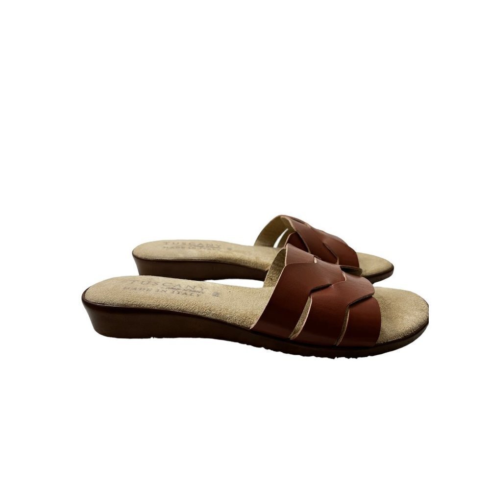 Tuscany by Easy Street Women's Nicia Slide Sandal Made in Italy - Picture 2 of 6